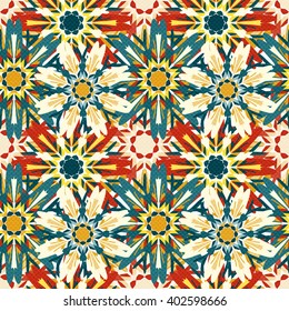 gentle mandala on a light background vintage ethnic ornament vector illustration