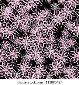 gentle natural background pink abstract flowers. Seamless structure