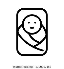 Gentle Newborn Care icon set for infant health, parenting and baby wellness design

