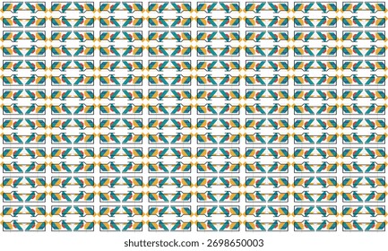 Gentle Pastel Abstract Pattern with Minimalist Geometric Composition
