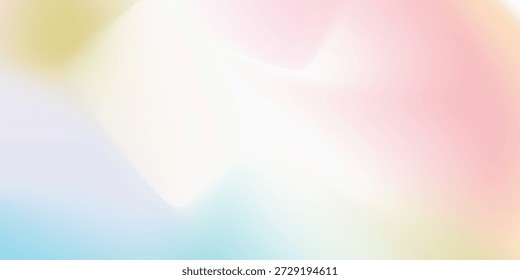 Um suave gradiente de fundo pastel mistura tons de azul, verde e amarelo para um efeito suave e alegre.