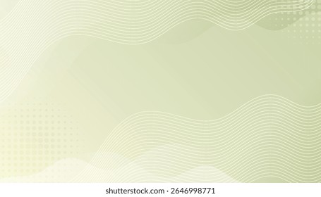 Gentle Pastel Green Abstract Circles Background