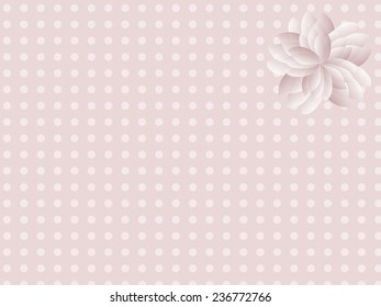 Gentle Pink Flower Background