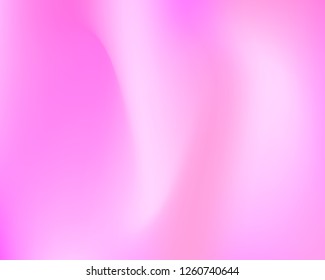 Gentle pink gradient background. Sexy pink wavy fluid template for your design. Sakura color gradient backdrop for your template. Romantic spring blossom colors mesh vector design