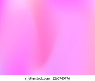 Gentle pink gradient background. Sexy pink wavy fluid template for your design. Sakura color gradient backdrop for your template. Romantic spring blossom colors mesh vector design