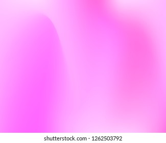 Gentle pink gradient background. Sexy pink wavy fluid template for your design. Sakura color gradient backdrop for your template. Romantic spring blossom colors mesh vector design