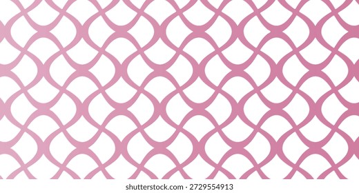 El suave fondo de celosía rosa con curvas entrelazadas crea una textura elegante y decorativa ideal para Fondos de pantalla, telas, Sitios web y Diseños gráficos. Versátil,