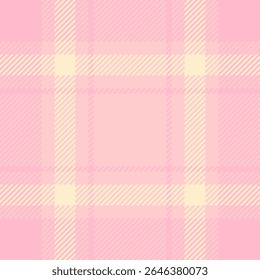 Padrão de xadrez rosa suave. Design têxtil clássico para fundos, tecidos, moda. Evoca suavidade, conforto, charme vintage. Perfeito para a criação de marca.