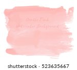 Gentle Pink Watercolor Background