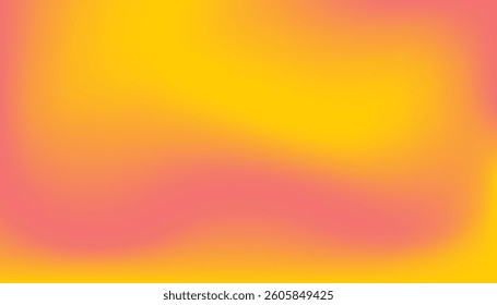 Gentle Pink and Yellow Gradient Blur Abstract Background Design