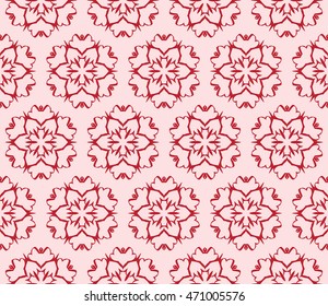 gentle romantic background for lovers. abstract flowers. light red color. vector illustration. Design for greeting cards, wedding invitations, textiles, wallpaper.