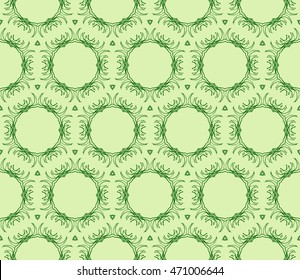 gentle romantic background for lovers. abstract flowers. green color. vector illustration. Design for greeting cards, wedding invitations, textiles, wallpaper.