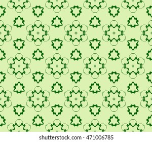 gentle romantic background for lovers. abstract flowers. green color. vector illustration. Design for greeting cards, wedding invitations, textiles, wallpaper.