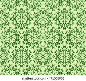 gentle romantic background for lovers. abstract flowers. green color. vector illustration. Design for greeting cards, wedding invitations, textiles, wallpaper.