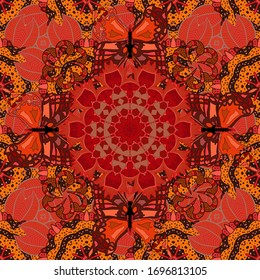 Gentle romantic print. Spring summer time. Holidays mood. Vector seamless cute flower pattern.