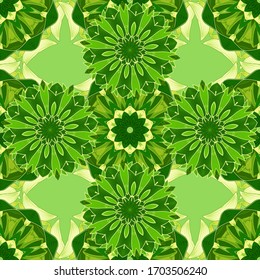 Gentle romantic print. Vector seamless cute flower pattern. Spring summer time. Holidays mood.