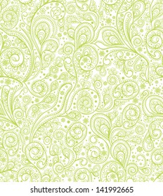 Gentle seamless green background.