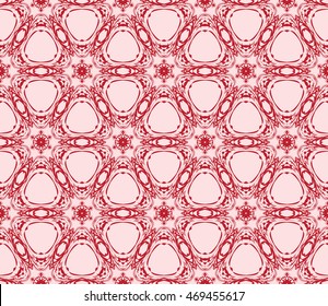 gentle seamless pattern of abstract flowers for greeting cards. vector illustration. pink color. for design, printing greeting cards, interior decoration, Wallpaper