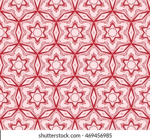 gentle seamless pattern of abstract flowers for greeting cards. vector illustration. pink color. for design, printing greeting cards, interior decoration, Wallpaper