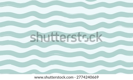 Gentle seamless pattern composed of numerous soft light blue wavy lines, creating a tranquil and flowing abstract background with a calm, inviting aesthetic.