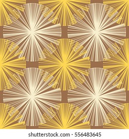 Gentle seamless pattern with effect abstract geometrical shapes.