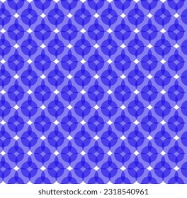 Gentle seamless vector abstract texture in the form of blue transparent circles on a white background