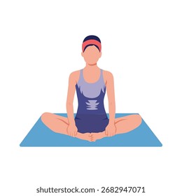 Gentle Sit Vector Illustration Which can easily edit or modify
