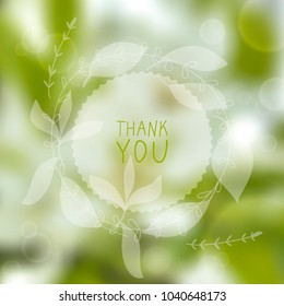 Gentle spring vector background