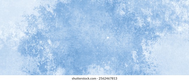 Gentle and Subtle Blue Watercolor Texture with Cloud-Like Features and Smooth Gradient Blending
