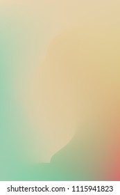 Gentle tones gradient background. Abstract gradient mesh background in soft colors. Colorful smooth banner template. Easy editable soft colored vector illustration. Warm color vector texture