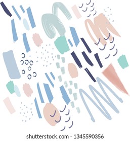 Gentle vector abstract. Suitable for textile, packaging design. Modern design.