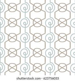 Gentle vector seamless pattern based om hand drawn art. Organic texture. Could be used as background for invitation and wedding design, wallpaper, wrapping paper, package or textile print.