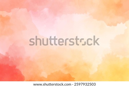 Gentle washes of warm colors blend seamlessly, providing a calming backdrop suitable for various artistic endeavors or creative projects. The soft gradients evoke a sense of serenity and inspiration