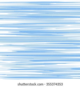 Gentle winter background of blue stripes and white snowflakes.