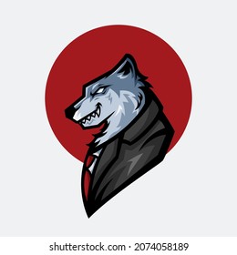 Gentle Wolf Logo or illustration Design