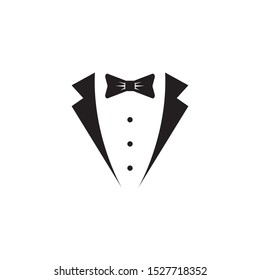 Wedding Card Template White Shirt Tuxedo Stock Vector (Royalty Free ...