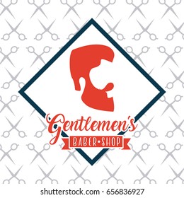 gentleman barber shop illustration