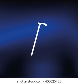 Gentleman cane icon.