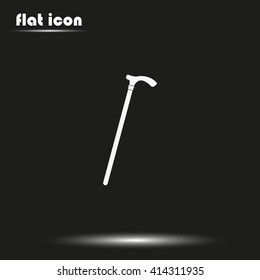 Gentleman cane icon.