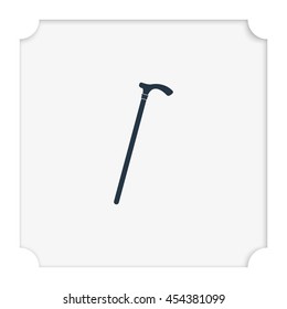 Gentleman cane icon.