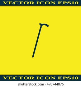 Gentleman cane icon.