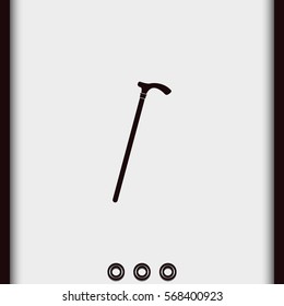 Gentleman cane icon.