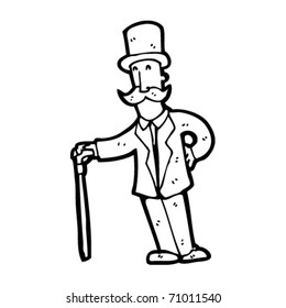 a gentleman cartoon