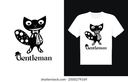 Caballero diseño de Ilustración vectorial de gato