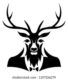 Gentleman deer head