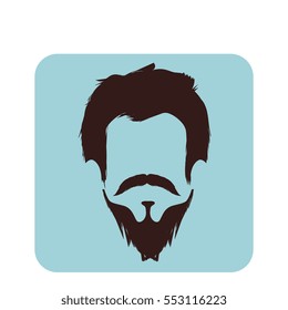 gentleman face hipster style