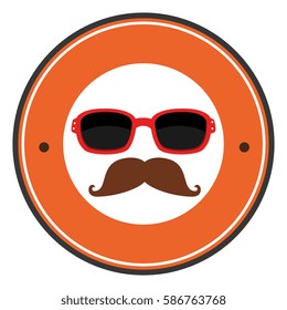 gentleman face hipster style