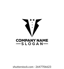 Gentleman Fedora Beard Spider Web Logo