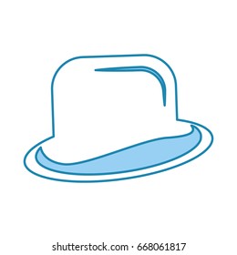 gentleman hat isolated icon