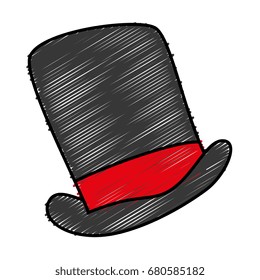 gentleman hat isolated icon